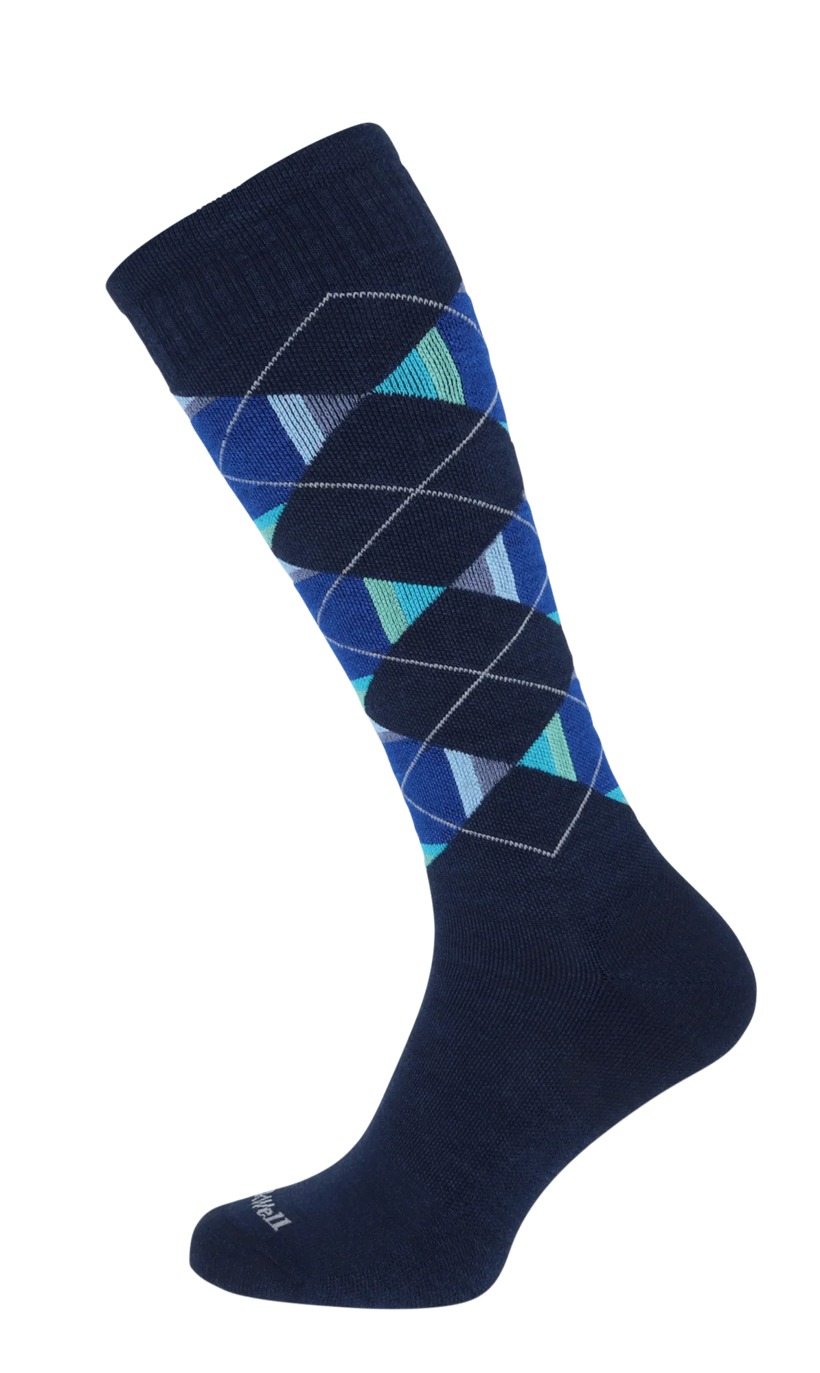 Sockwell Prism Argyle Heren Compressiekousen Klasse 1 Navy
