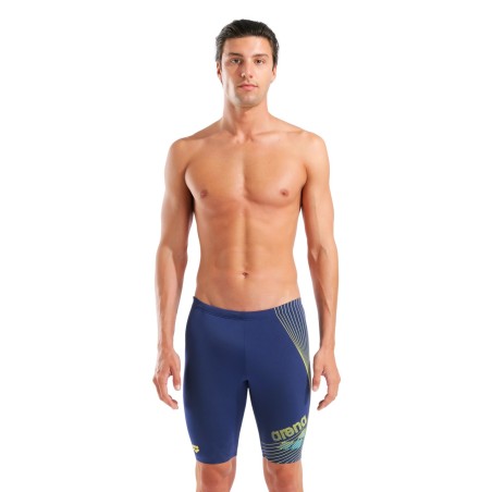 Arena Heren Design Swim Jammer navy/yellow-star/water