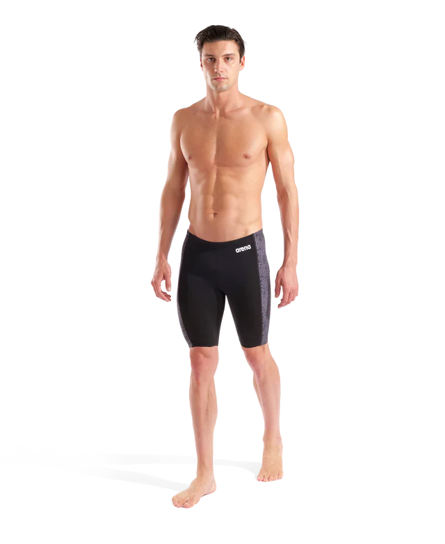 Arena Heren Snakeskin Swim Jammer black/team-black