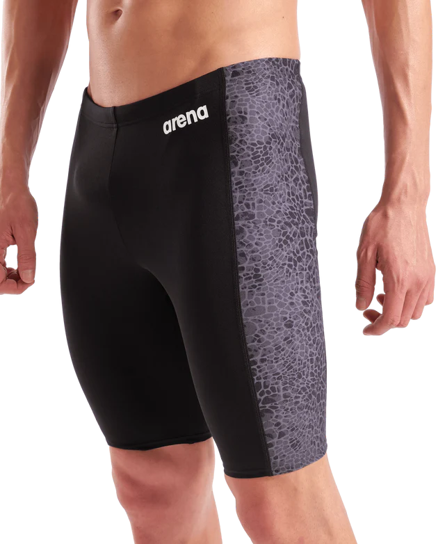 Arena Heren Snakeskin Swim Jammer black/team-black