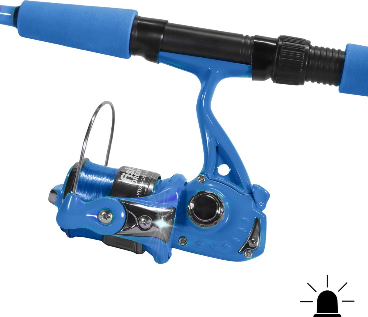 Eurocatch Werphengel set compleet met lichtgevende werpmolen