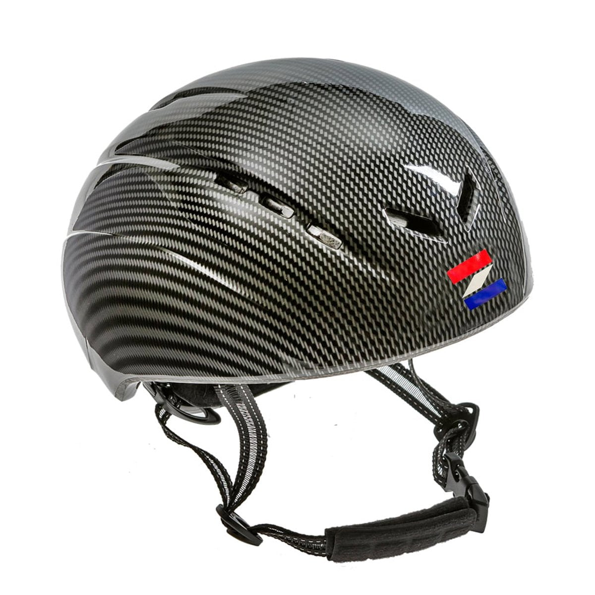 Zandstra schaatshelm ving carbon zwart