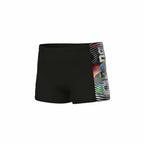 Arena Jongens Lit Logo Swim Short black/multi