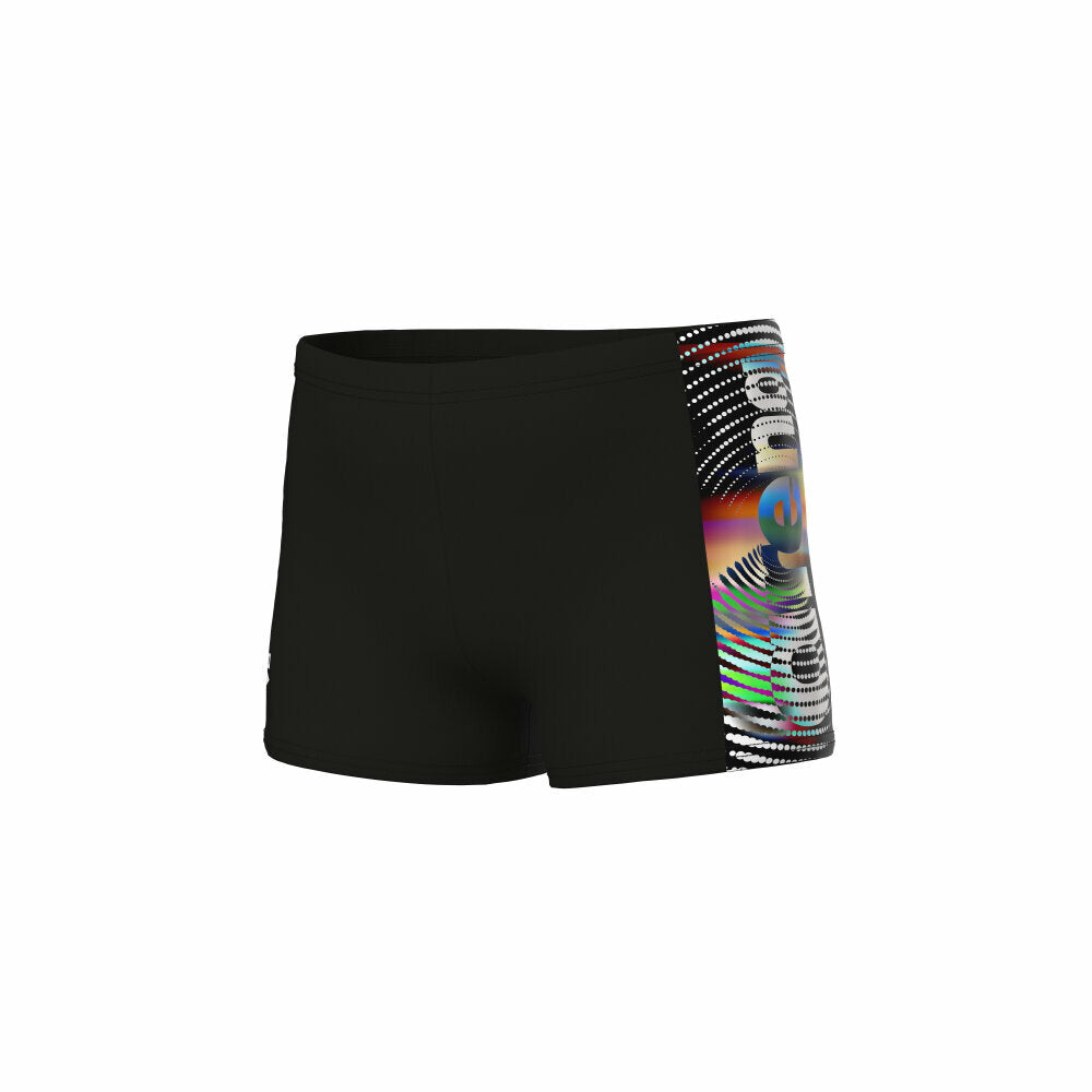 Arena Jongens Lit Logo Swim Short black/multi