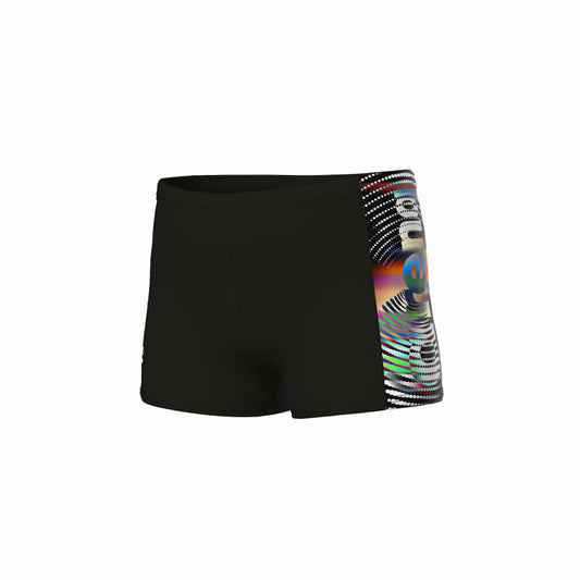 Arena Jongens Lit Logo Swim Short black/multi