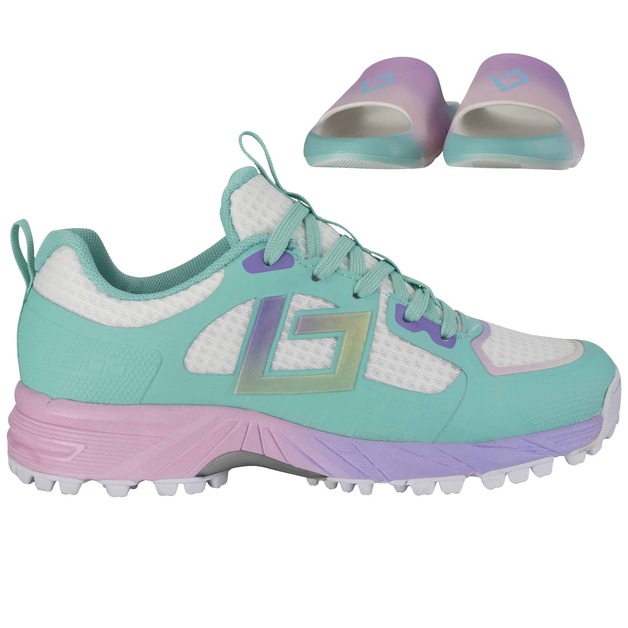 Brabo Hockeyschoen Tribute Aqua/Tie Dye