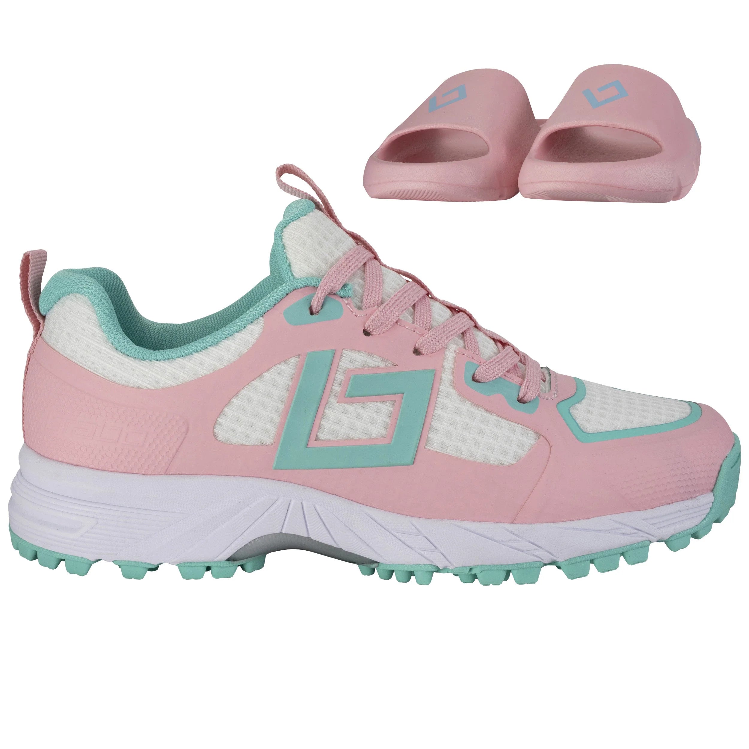Brabo Hockeyschoen Tribute Light Pink/Aqua