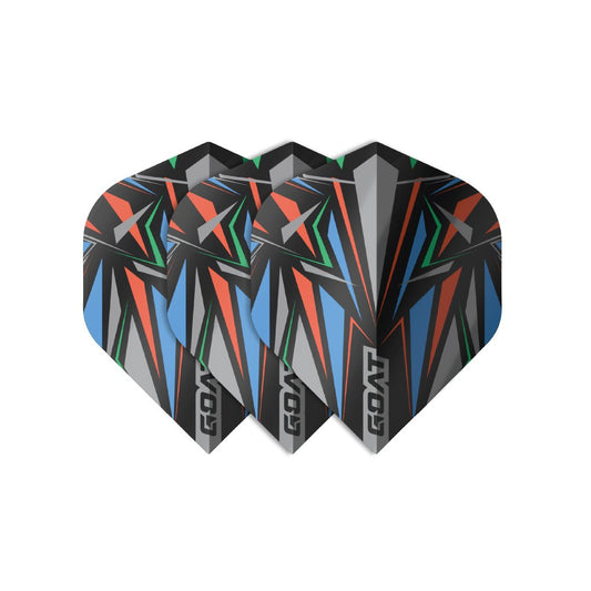 GOAT Athlete Black NO2 - Dart Flights