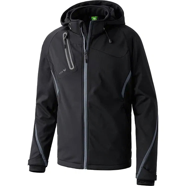 Erima Function Softshell Jas Heren - Zwart / Antraciet