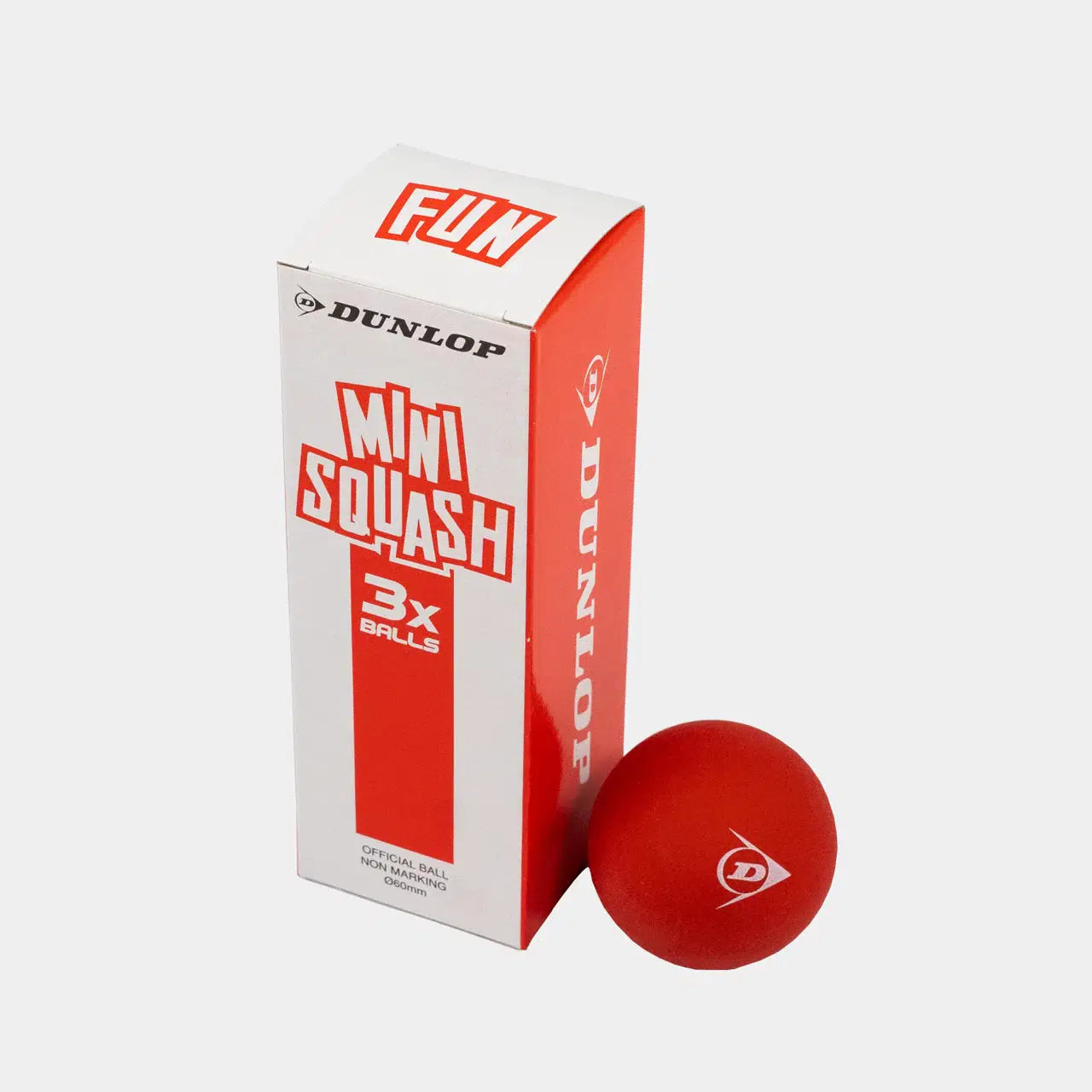 Dunlop mini squash ballen