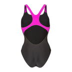 Arena Dames Nuance Swimsuit Swim Pro Back L black/very-fuchsia