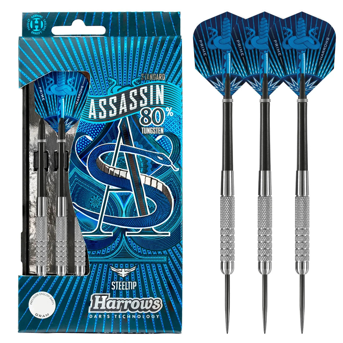 Harrows Assassin 80% Steel Tip Darts