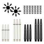 Mission Darts Accessoire Kit - 90 Stuks - Flights, Shafts - Stalen Punt