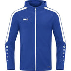 Jako Power vest met kap blauw