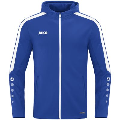 Jako Power vest met kap blauw
