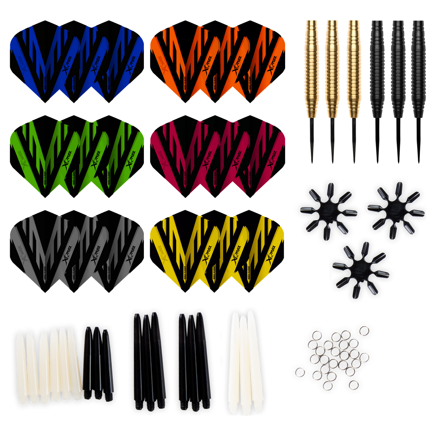 XQ Max 90 pcs darts and accessory kit