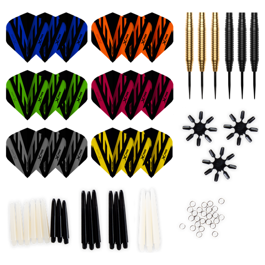 XQ Max 90 pcs darts and accessory kit