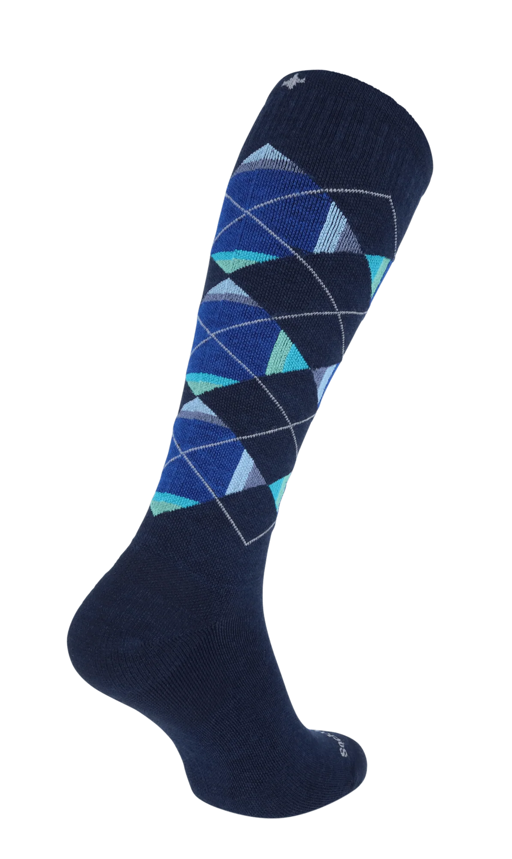 Sockwell Prism Argyle Heren Compressiekousen Klasse 1 Navy
