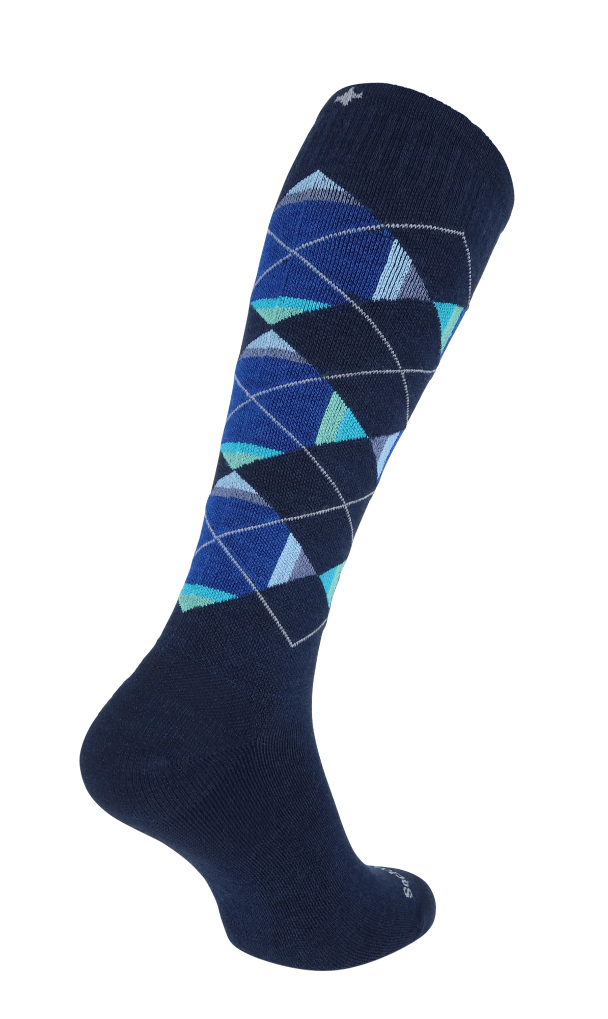Sockwell Prism Argyle Heren Compressiekousen Klasse 1 Navy