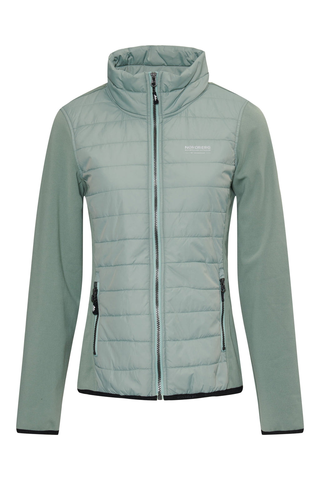 Nordberg Trine knitted and woven jacket