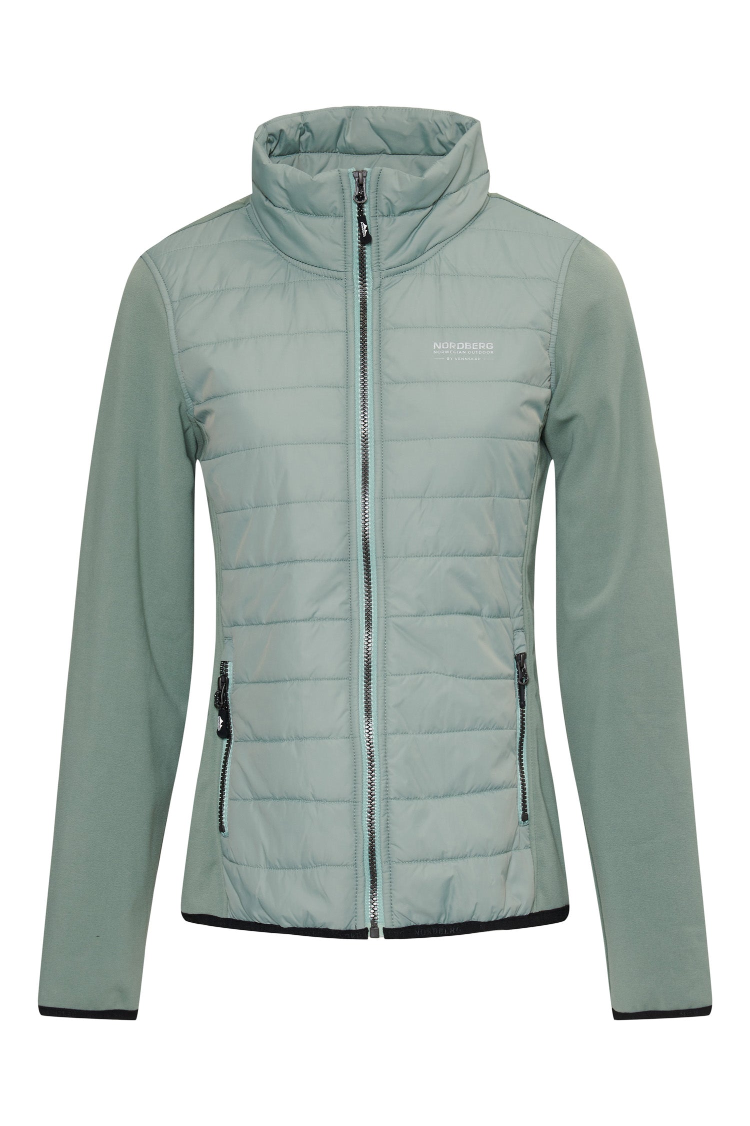 Nordberg Trine knitted and woven jacket
