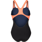 arena Performance Jellyfish Swim Pro Back  - Black-Multi-Bright Coral