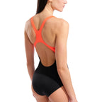 arena Performance Jellyfish Swim Pro Back  - Black-Multi-Bright Coral