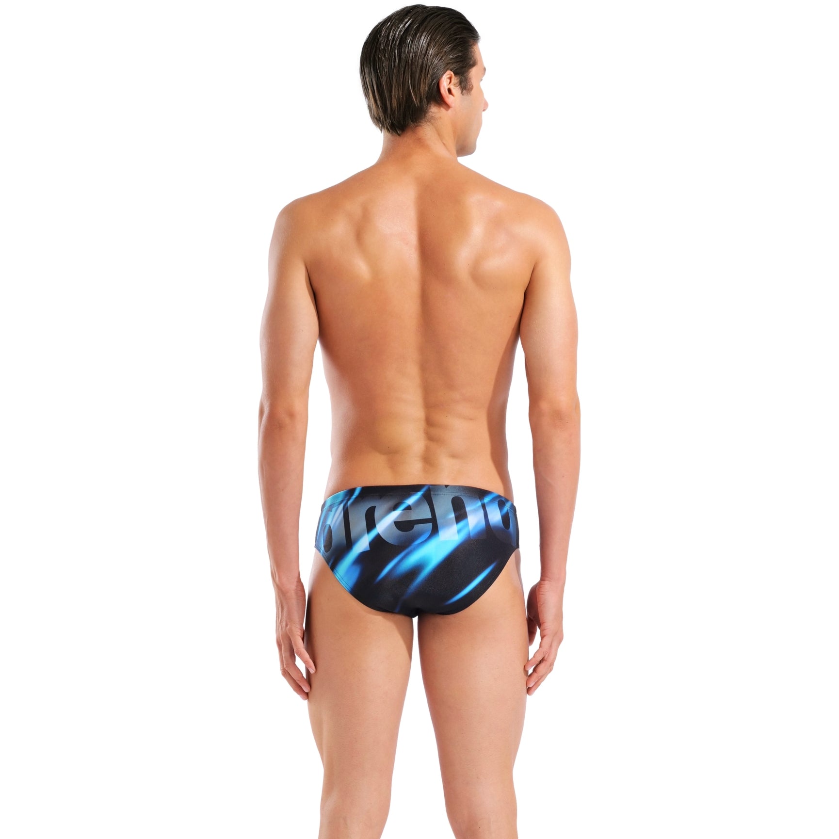 Arena Heren Placement Swim Briefs black/black-multi