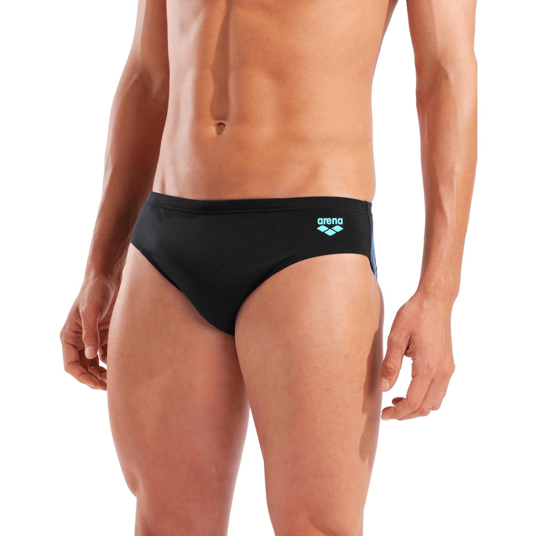Arena Heren Placement Swim Briefs black/black-multi