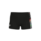 Arena Jongens Lit Logo Swim Short black/multi