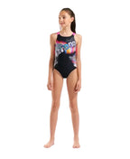 Girls' Swimsuit arena Lit Logo