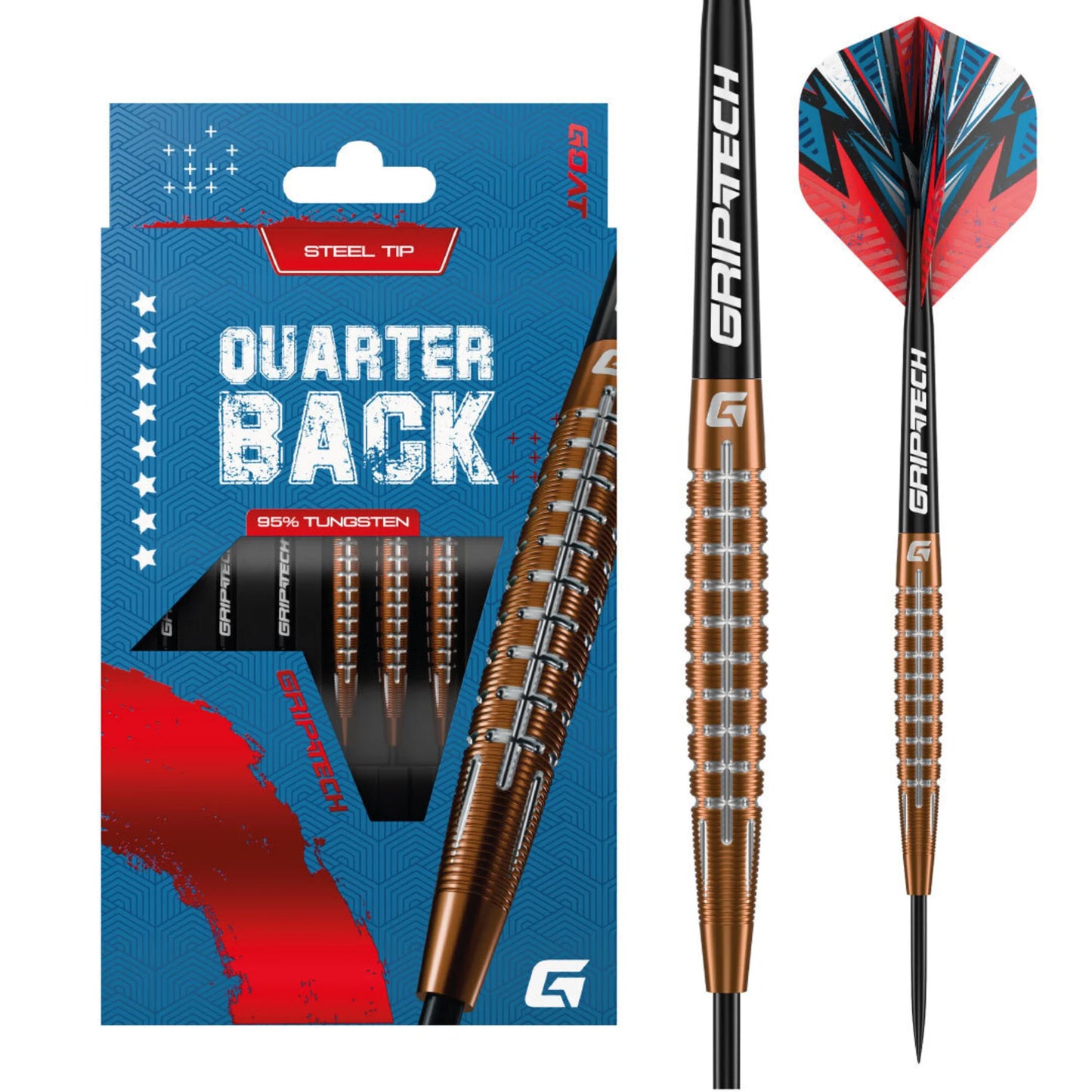 GOAT Quarterback V2 95% - Steel Tip