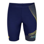 Arena Heren Design Swim Jammer navy/yellow-star/water