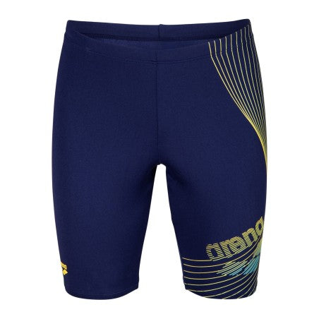 Arena Heren Design Swim Jammer navy/yellow-star/water