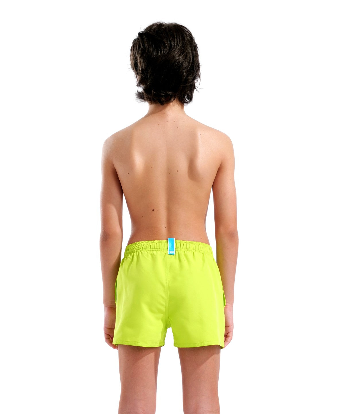Arena Boys' Logo Beach Short R Artic Lime-Sage