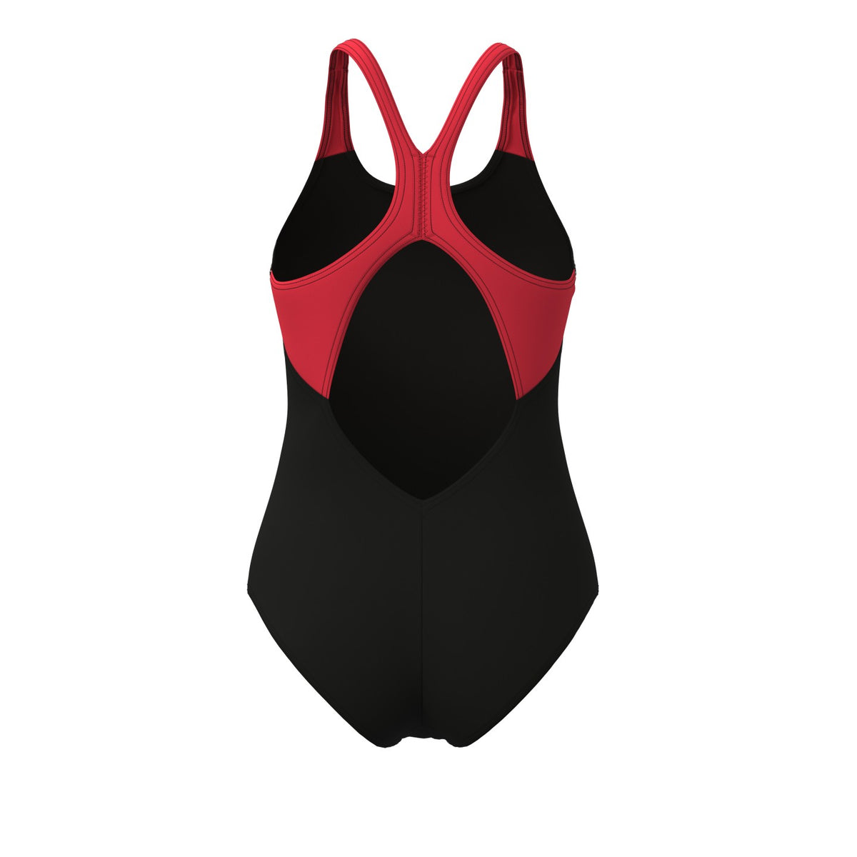 Arena Distortion Swimsuit V Back black/bright-coral