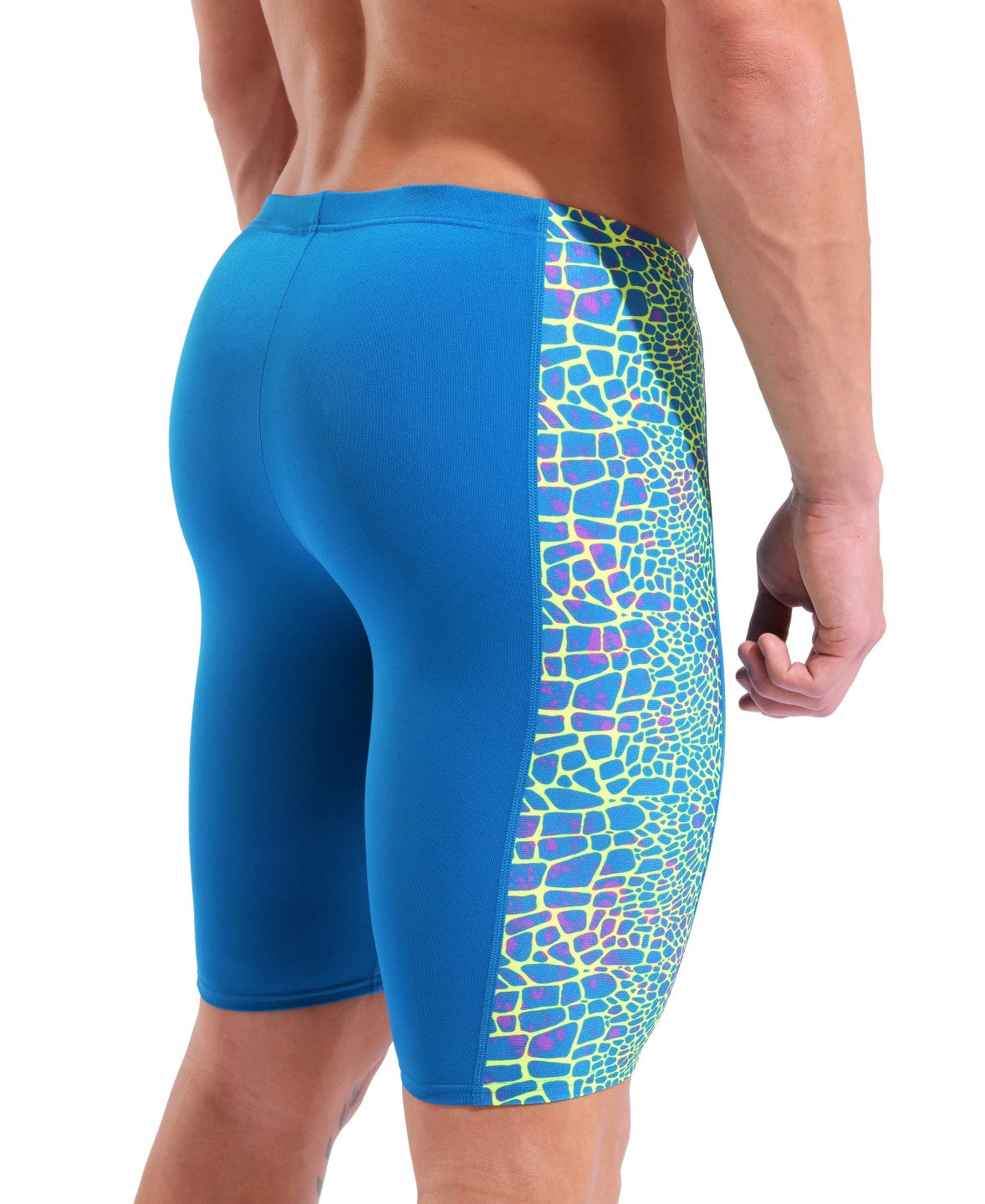 Arena Snakeskin Swim Jammer blue-cosmo/multi