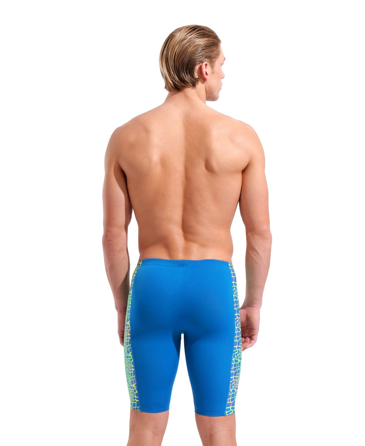 Arena Snakeskin Swim Jammer blue-cosmo/multi