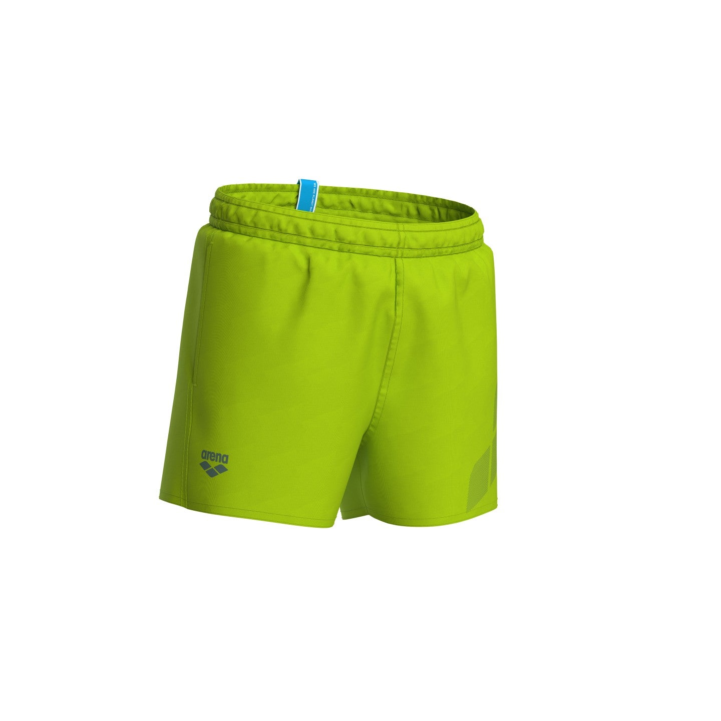 Arena Boys' Logo Beach Short R Artic Lime-Sage