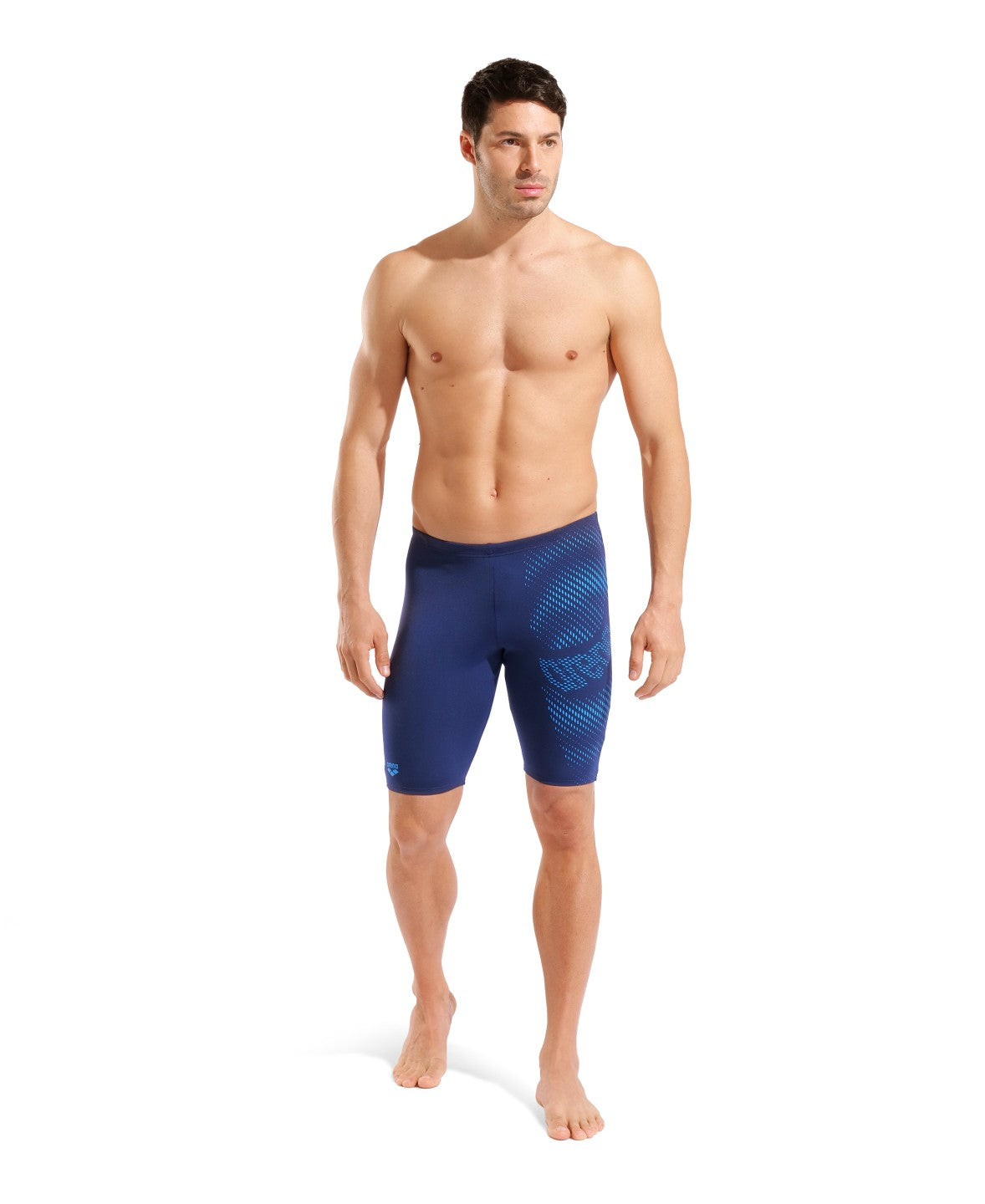 Arena Marena Distortion Swim Jammer Navy-Turquoise