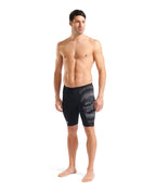 Arena Distortion Swim Jammer Black-White