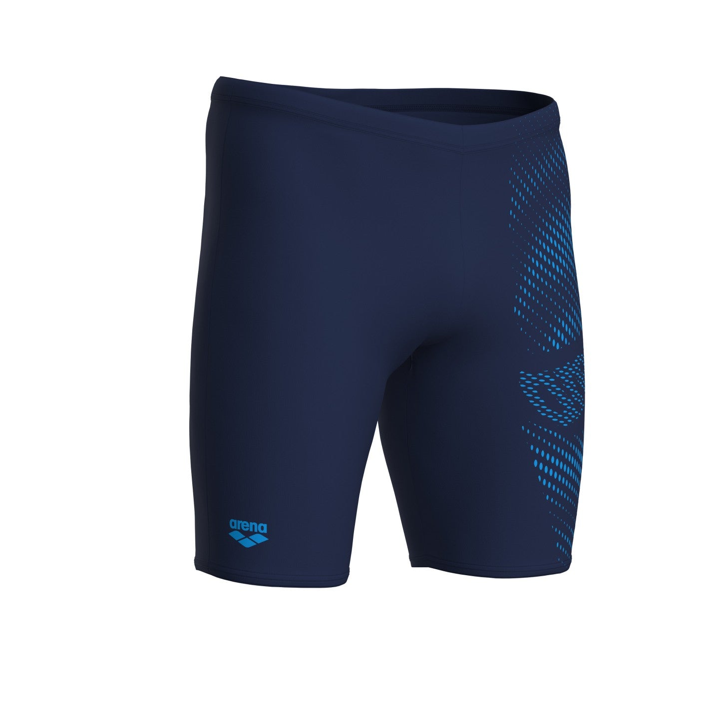 Arena Marena Distortion Swim Jammer Navy-Turquoise