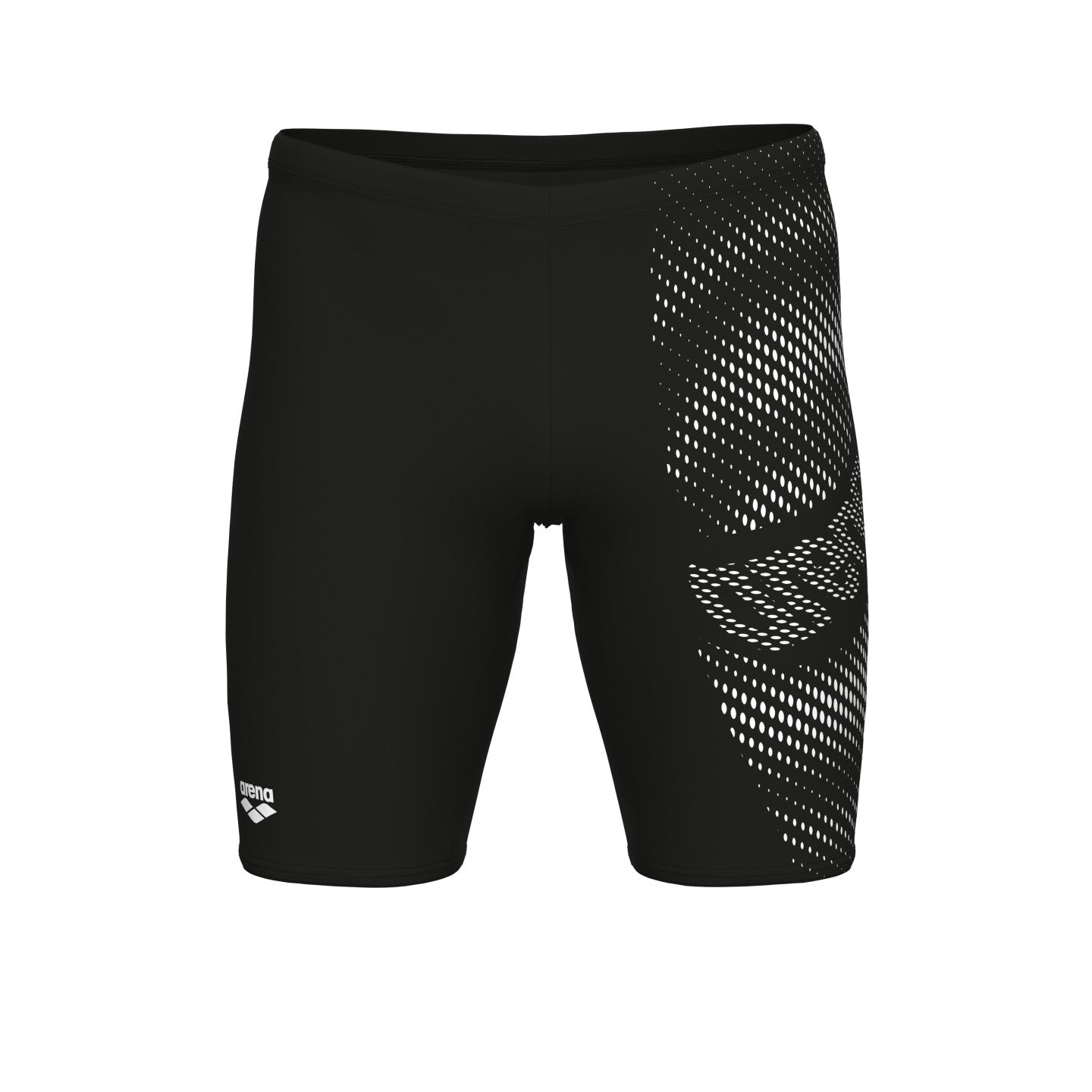 Arena Distortion Swim Jammer Black-White