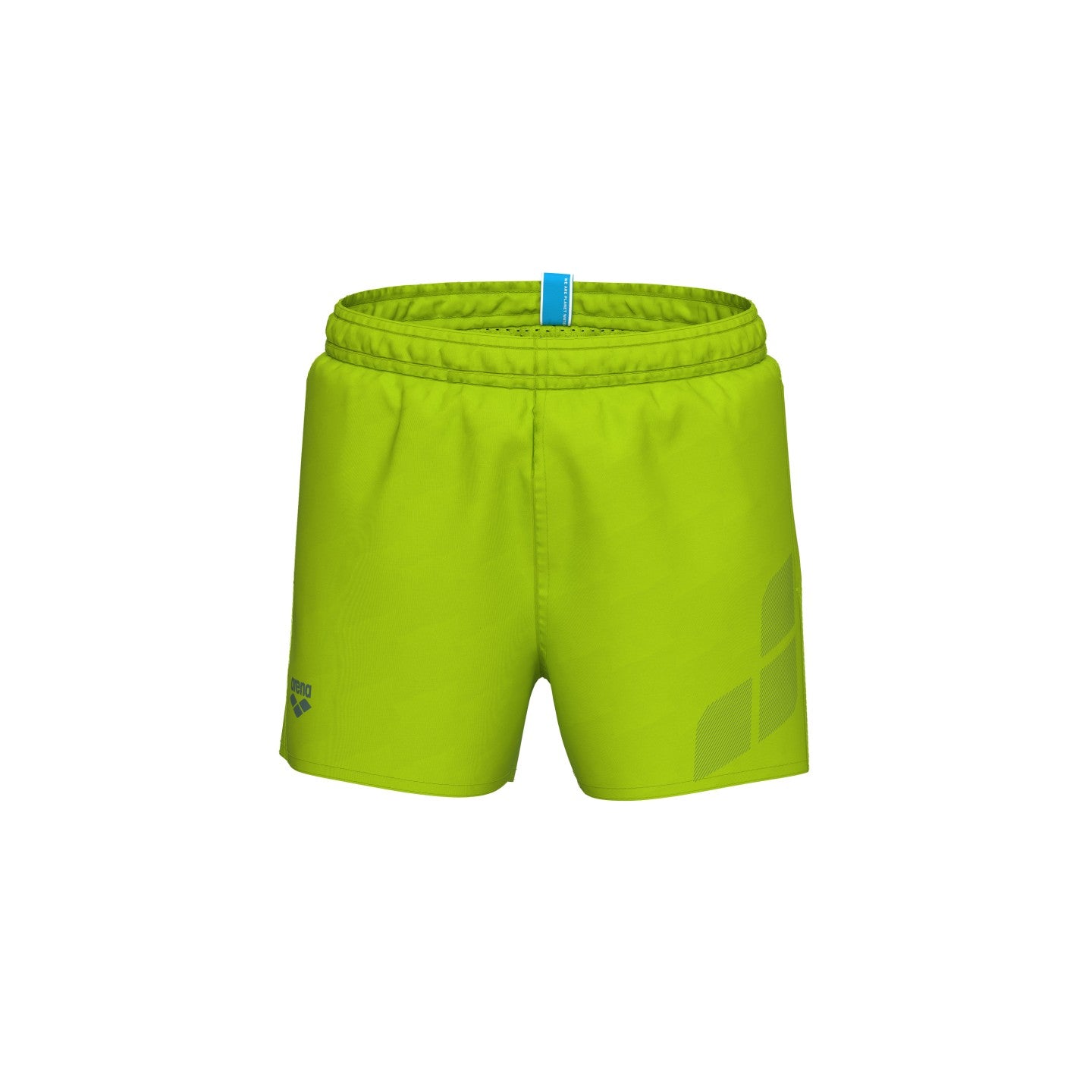 Arena Boys' Logo Beach Short R Artic Lime-Sage