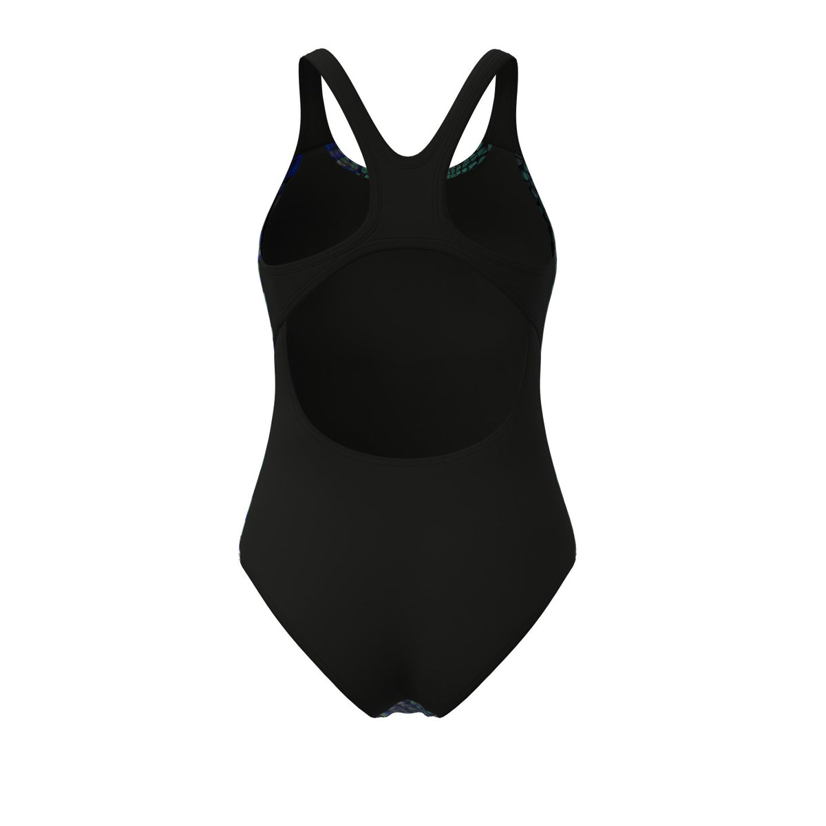 Arena Peacock swimsuit pro back Multi Green-black