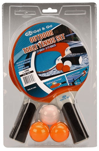 Get&go outdoor tafeltennis set