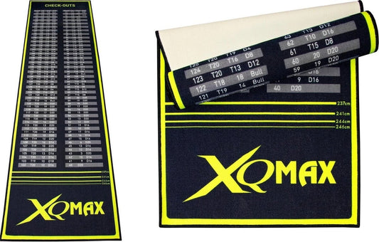 XQ Max Dartmat - Checkout Groen - 285 x 60 cm